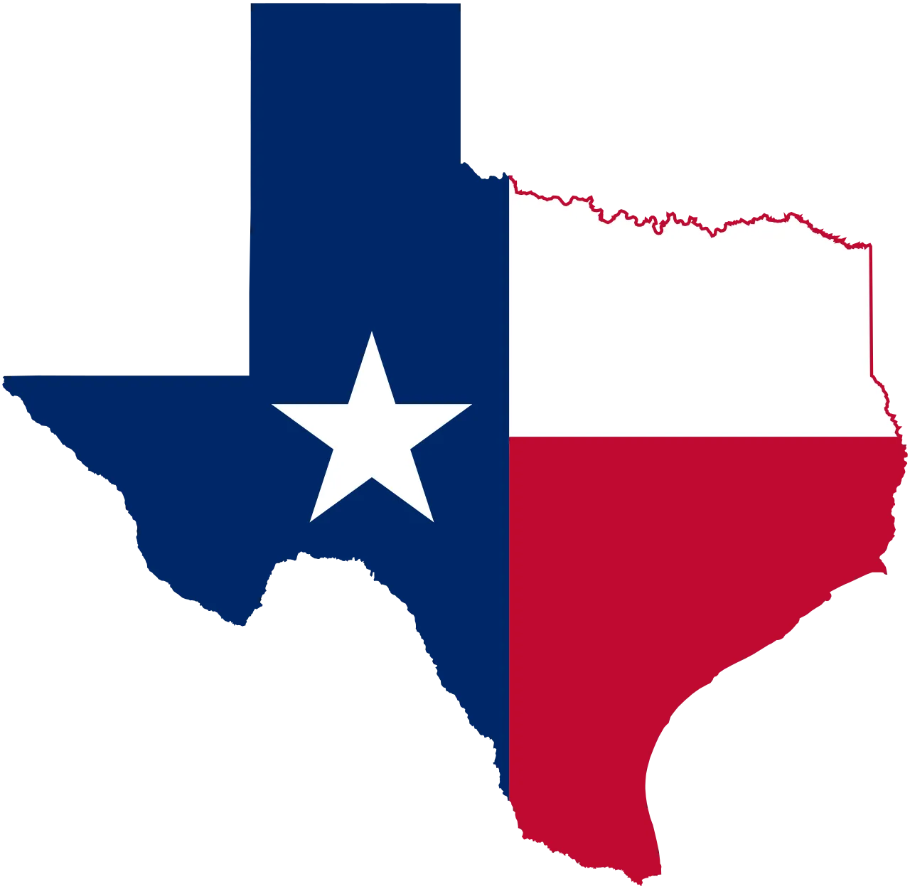 Texas State Official Flag Matrix